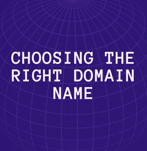 choosing the right domain name